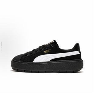 PUMA Platform Trace V  板鞋 女款 黑白372613-01