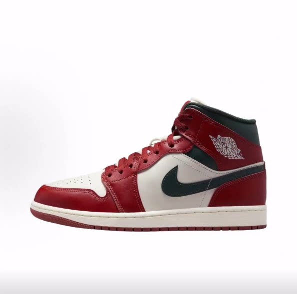 Jordan Air Jordan 1 中帮 复古篮球鞋 男女同款