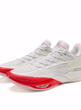 ANTA SNEAKERVERSE Eclosion Type 2 低帮 篮球鞋 男款 白红