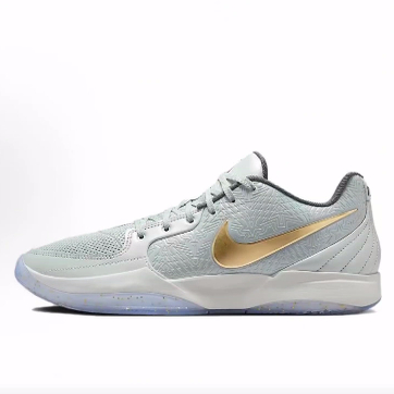 Nike Ja 2 莫兰特二代 减震耐磨 低帮 篮球鞋 男款 银金灰