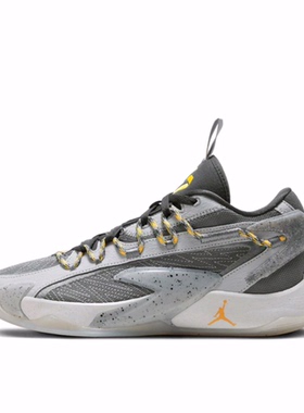 Jordan Luka 2 S PF 东契奇2 圆头系带 中帮 篮球鞋 男款 灰色