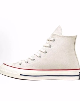 Converse Chuck 70 高帮 帆布鞋 男女同款 米白