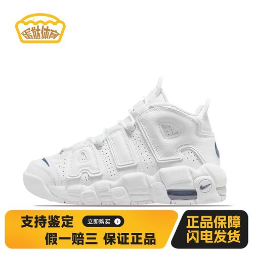 【蛋挞体育】 Nike 儿童篮球鞋 白色 减震防滑耐磨 中帮 四季通用