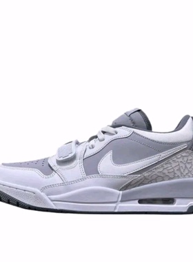 Jordan Legacy 312 时尚舒适 低帮 复古篮球鞋 男款 灰色