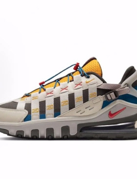 Nike Air Max 270 VISTASCAPE气垫 低帮 休闲跑步鞋 男款 灰黄