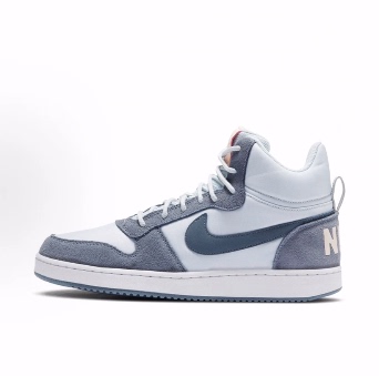 Nike Court Borough Mid Prem中帮 板鞋 女款 灰蓝粉