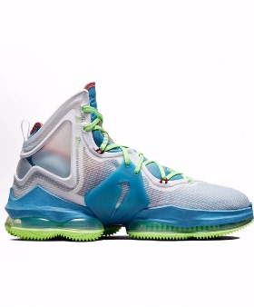 Nike Lebron 19 EP  高帮 篮球鞋 男女同款 灰蓝色