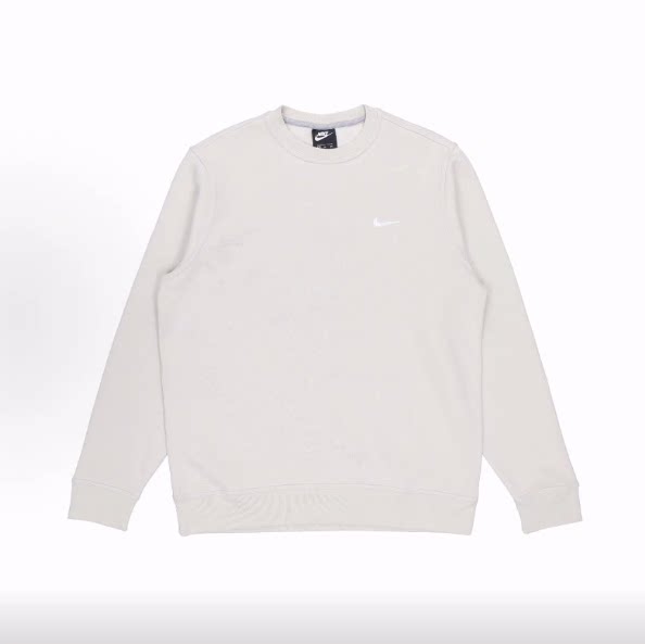 Nike Logo印花圆领套头加绒卫衣 男款