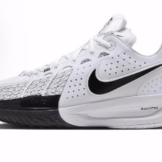 Nike Air Zoom G.T. Cut 3 减震低帮篮球鞋 男女同款 白黑 国内版