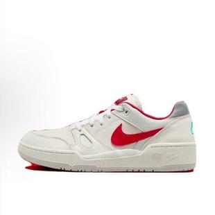 The Full Year Nike Dragon 男款 皮革 白红 Force Low 板鞋