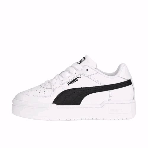 PUMA彪马 Classic 舒适 休闲 耐磨 低帮 儿童板鞋 白黑色