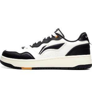 LiNing李宁 天迹 Soft  低帮 板鞋 男款 白黑色,运动鞋new,板鞋,淘宝优惠券,粉丝福利购,淘宝优惠卷