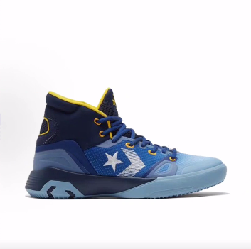 Converse G4 圆头系带 网布织物 中帮 篮球鞋 男女同款 蓝黄