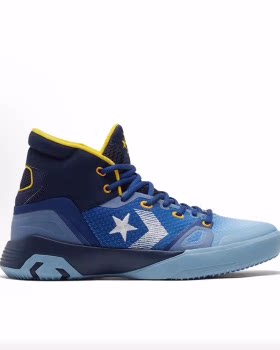 Converse G4 圆头系带 网布织物 中帮 篮球鞋 男女同款 蓝黄