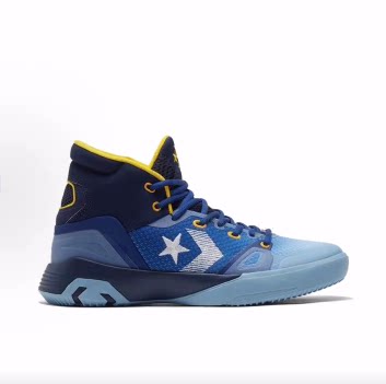 Converse G4 圆头系带 网布织物 中帮 篮球鞋 男女同款 蓝黄