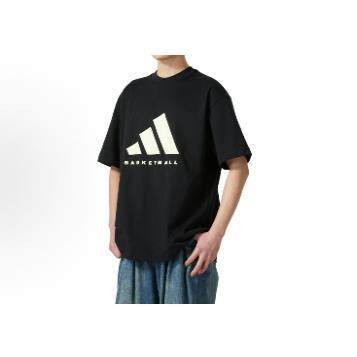 adidas BASKETBALL SS25 百搭舒适休闲透气短袖T恤 男女同款