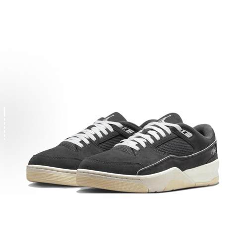 耐克Jordan Flight Court复古潮流低帮板鞋男款黑色HF3255-002