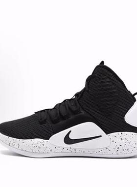 Nike Hyperdunk X 轻便 高帮 实战篮球鞋 男款 黑白
