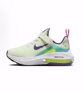 Nike Air Zoom Arcadia 2  耐磨 低帮 儿童跑步鞋 白蓝 中小童