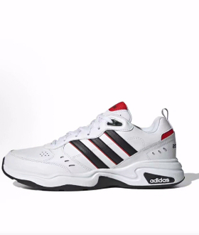 adidas neo Strutter 耐磨轻便 低帮 生活休闲鞋 男款 白黑