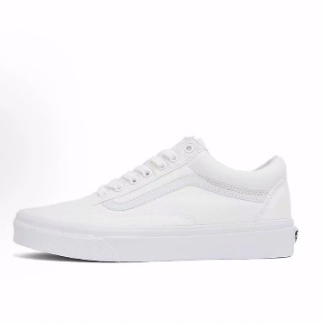 Vans Old Skool White 轻便 低帮 板鞋 男女同款 纯白