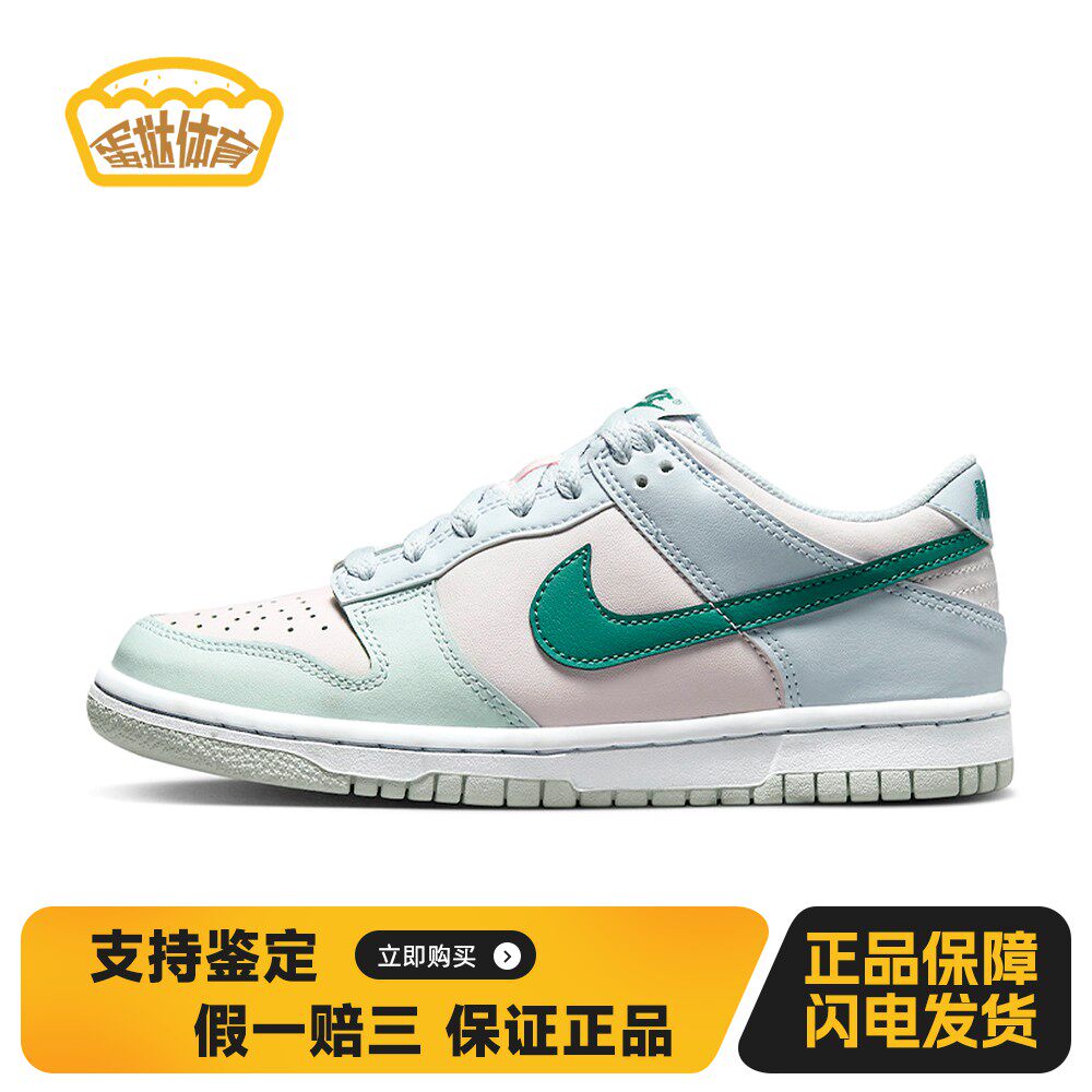 【蛋挞体育】 Nike 儿童板鞋 四季通用 圆头 低帮 蓝色