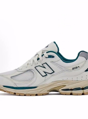 New Balance NB 2002R 复古运动 低帮跑步鞋 男女同款 白绿色