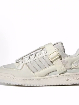 adidas originals FORUM Low 皮革 低帮 板鞋 男女同款 白色