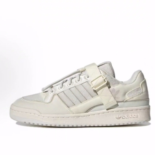 Low 皮革 低帮 adidas 男女同款 FORUM 板鞋 白色 originals