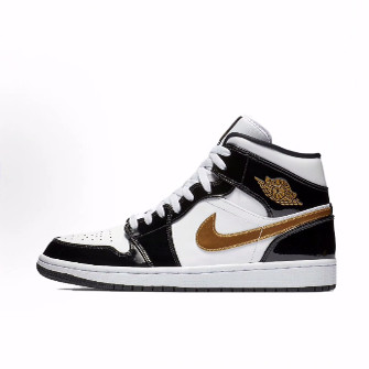 Jordan Air Jordan 1 Mid  减震 中帮 复古篮球鞋 男款