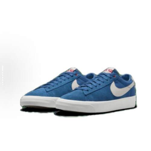 Nike Blazer Pro GT 低帮 板鞋 男女同款 蓝色DC7695-403