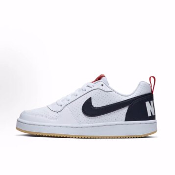 Nike Court Borough Low BG 休闲 低帮 儿童板鞋 影子灰