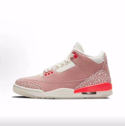 Jordan Air Jordan 3 retro "rust pink" 中帮 复古篮球鞋 女款
