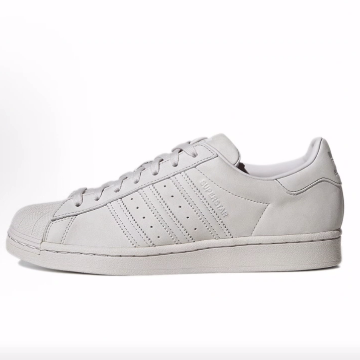 adidas originals SUPERSTAR 耐磨 低帮 板鞋 男女同款 石膏白