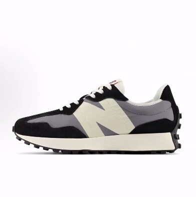 New Balance NB 327  低帮 橡胶跑步鞋 男女同款 黑灰
