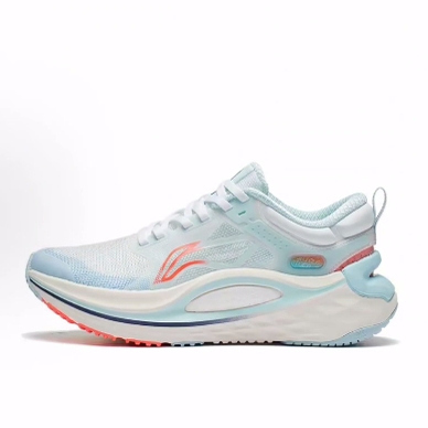 LiNing李宁 烈骏6代 反光 稳定 包裹性低帮 跑步鞋 女款 白蓝色