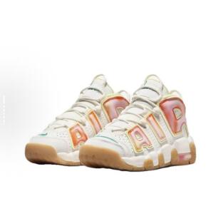 耐克Nike Air More Uptempo复古高帮篮球鞋大童FB7702-100