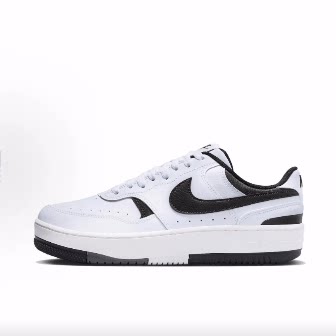 Nike Gamma Force White Black 低帮 板鞋 女款 黑白
