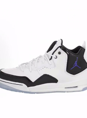Jordan Courtside 23 休闲舒适 耐磨 中帮 复古篮球鞋 女款 白黑