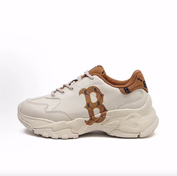 MLB Big Ball Chunky Dia Monogram 合成革 低帮 老爹鞋 男女同款