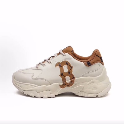 MLB Big Ball Chunky Dia Monogram 合成革 低帮 老爹鞋 男女同款