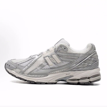 New Balance NB 1906R 耐磨透气 低帮 跑步鞋 男女同款 银灰白