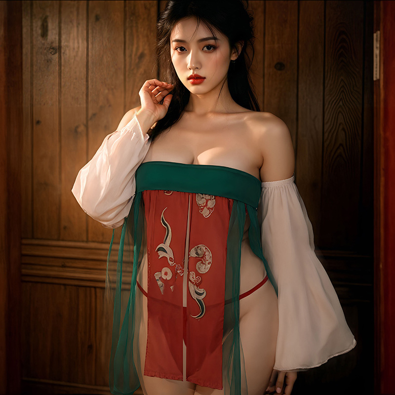 古风宫廷肚兜女成人禁欲系性感睡衣床上情趣贵妃诱惑侍寝趣味内衣