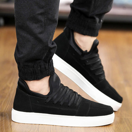 夏季男鞋子韩版潮流运动男士休闲鞋帆布懒人蹬男生透气板鞋潮鞋