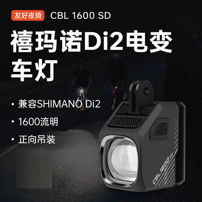 迈极炫Di2电变操控自行车前灯