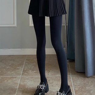 2条装黑色丝袜女秋冬不掉档光腿神器冬季外穿加绒微压显瘦连裤袜