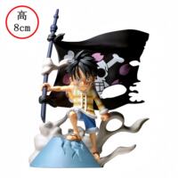 Genuine Bandai Eyewear factory One Piece Luffy, Empress Soronna, Mihawk Eye, Sanji, Robin, and Jingpin figurines thumbnail 8