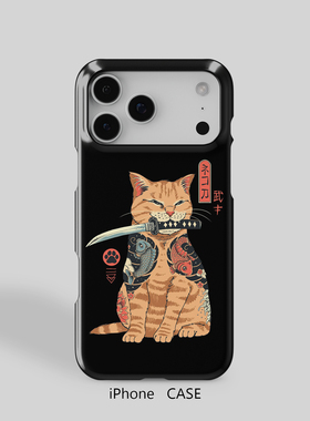 iPhone16promax日式猫咪iPhone12苹果XRXS男生14romax半包硬壳手机壳13pro