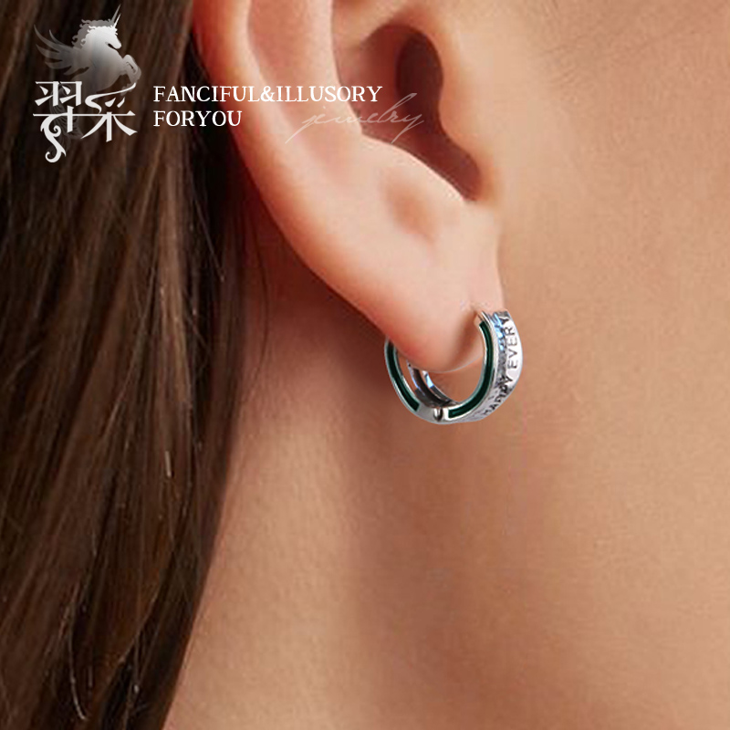 羿采挪威个性气质纯银耳环