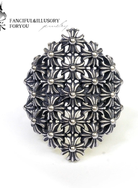 男士欧美风五角星泰银夜店尾戒